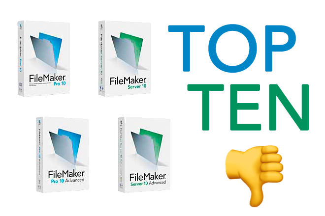 Top 10 things I hate about #FileMaker Pro 10 - Preview Image