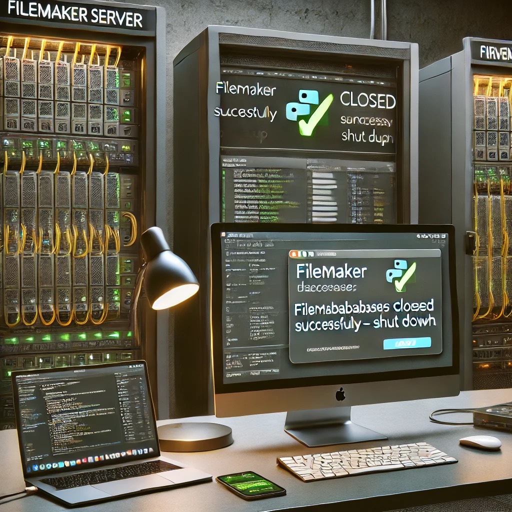 Ensuring safe shutdown of FileMaker Server before system restart