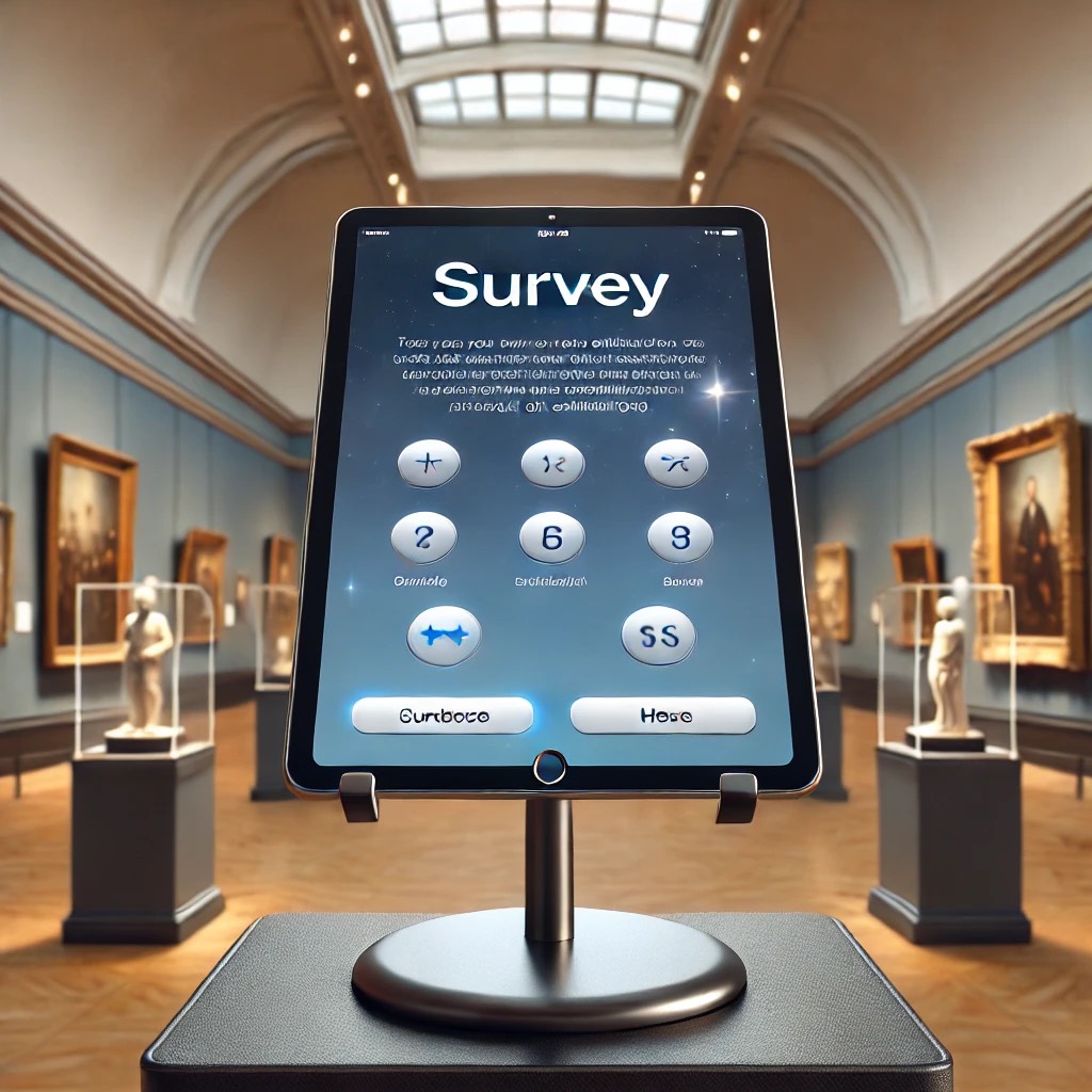 Illustration of museum survey